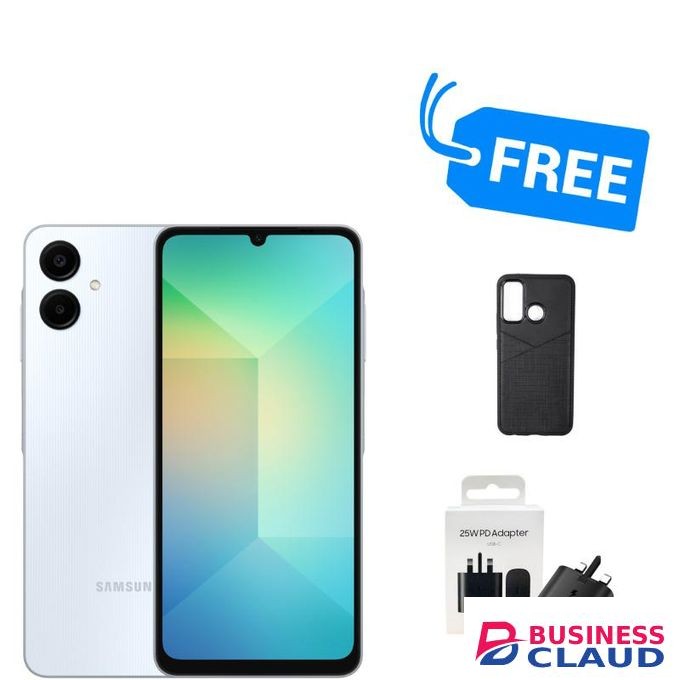 Samsung GALAXY A06,6.7" INCHES DISPLAY,4GB RAM +128GB ROM,DUAL SIM,5000MAH,FREEBIES