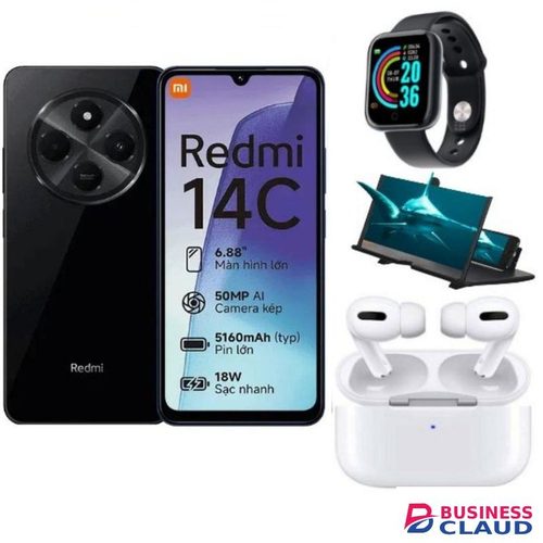 XIAOMI Redmi 14C, 6.88" (4GB RAM+128GB Storage) (Dual Sim) 5160mAh - Black2 swima