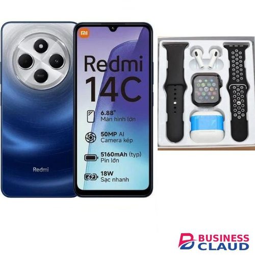 XIAOMI Redmi 14C, 6.88" (8GB RAM+256GB Storage) (Dual Sim) 5160mAh - Black smwt