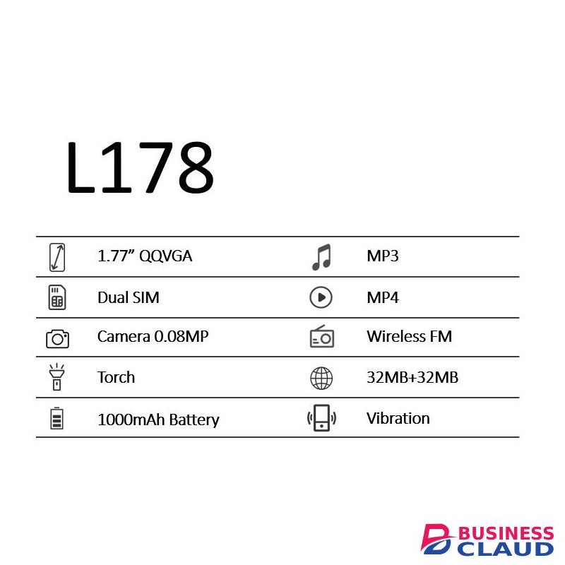 LESIA L178 1.77"QQVGA Dual Sim 1000mah feature phone with Camera