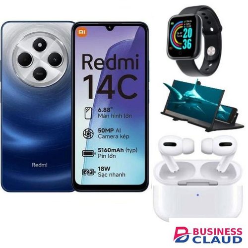 XIAOMI Redmi 14C, 6.88" (4GB RAM+128GB Storage) (Dual Sim) 5160mAh - Starry Blue swima