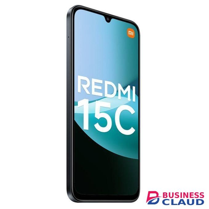 Redmi 15C By Xiaomi, 6.9", Up to 16GB Extended RAM + 256GB Storage, 6000mAh (Dual Sim), Black (1 Year warranty)