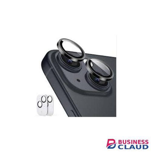 iPhone 15 Plus Camera Lens Protector, Tempered Glass Lens Protector for iPhone 15 Plus, Anti-Scratch Night-Shooting Anti-Glare Lens Cover with Easy Install (Black)