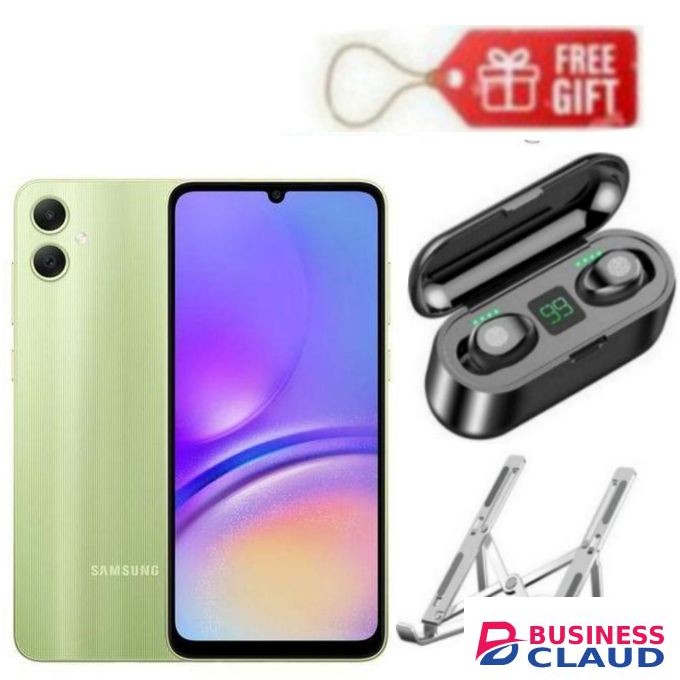 Samsung Galaxy A05, 6.7''DISPLAY 4GB RAM + 128GB ROM (Dual Sim) 50MP, 5000mAh , GREEN+ FREE GIFTS - Black
