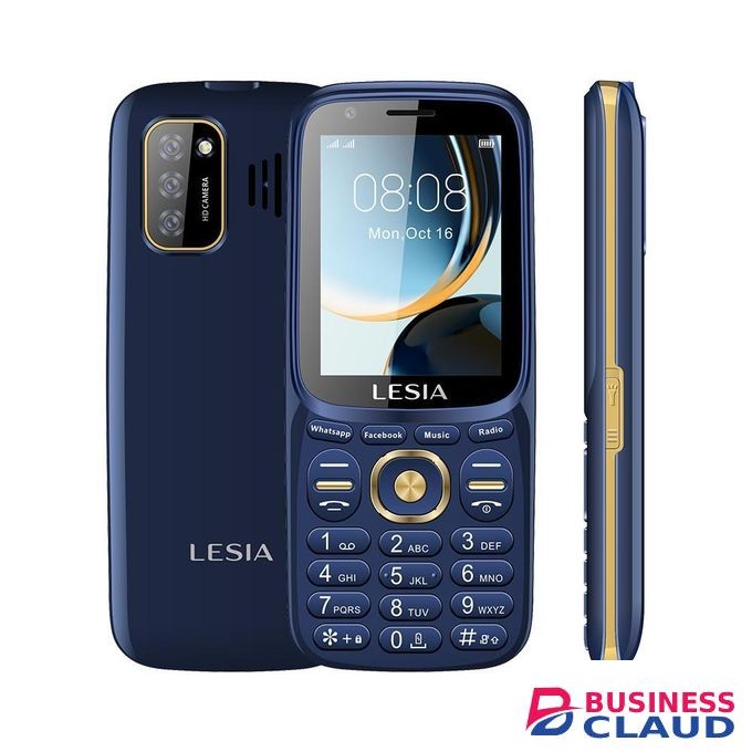 LESIA L281 2.8"QVGA, 2500mAh (Dual SIM) Feature Phone with Camera - Black (1YR WRTY)