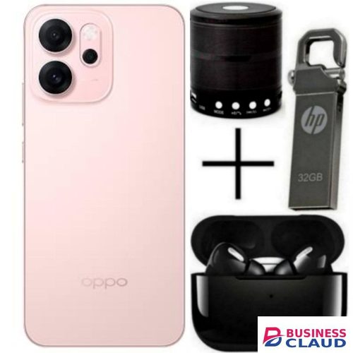 Oppo Reno 14F, 6.57", 12GB RAM + 512GB ROM, 6000mAh, 50MP - Glossy Pink + FREE AMAZING GIFTS