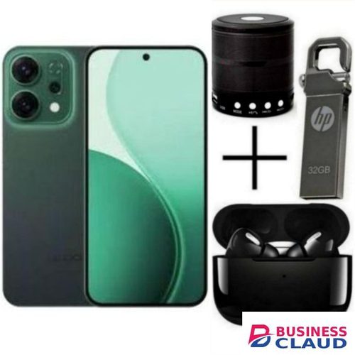 Oppo Reno 14F, 6.57", 12GB RAM + 512GB ROM, 6000mAh, 50MP - Luminous Green + FREE AMAZING GIFTS