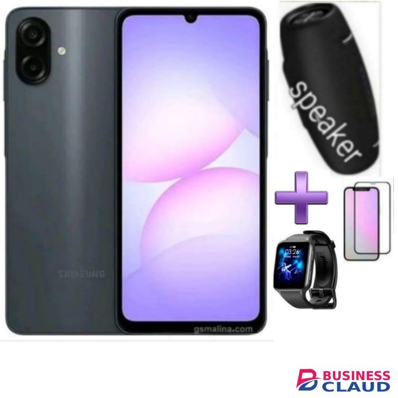 Samsung Galaxy A07, 6.7'' Display, 4GB RAM+ 64GB ROM (Dual) 50MP Camera, 5000mAh-2 yrs warranty+GIFTS