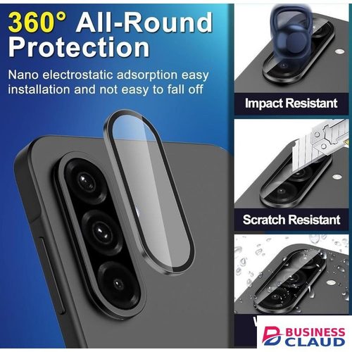 Samsung Gold Diamond Metal Ring Camera Lens Protector for Galaxy A26/A36/A56 - Premium Lens Cover with Sparkling Design