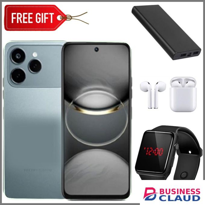 Tecno Spark 40, 6.67'' HD+, UP to 8GB RAM + 128GB ROM (Dual Sim) 50MP, 5200 mAh +Earpods+LEDwatch+Powerbank