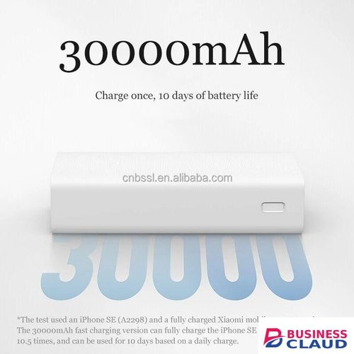XIAOMI Xiaomi. 30000mAh Fast Charging Power Bank for Smartphones and Tablets
