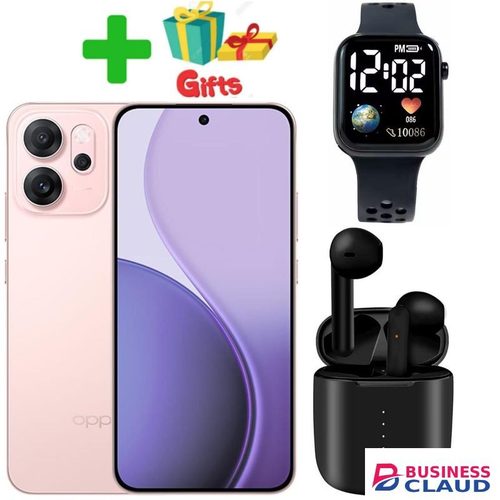 Oppo Reno 14F,6.57 inches,'512GB ROM 12GB RAM,Battery 6000 mAh+AMAIZNG GIFTS(I12 EARPODS,LED WATCH)+13 MONTHS WARRANTY
