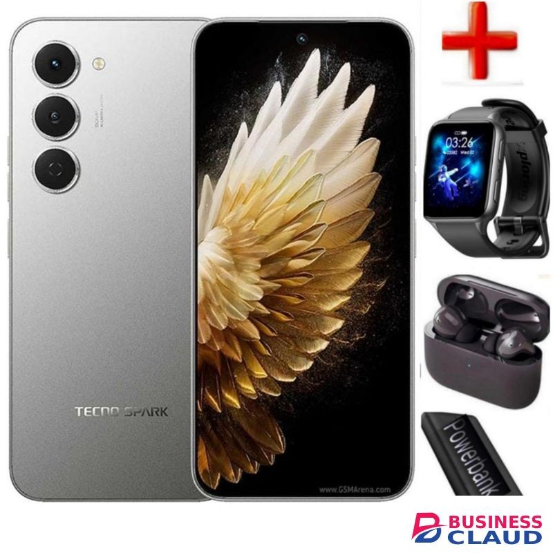 Tecno Spark 40 PRO Plus, 6.78'' Display,256GB Storage+ up to 16GB RAM (Dual Sim) 50MP, 5200 MAh+1 YR WARRANTY-+GIFTS.