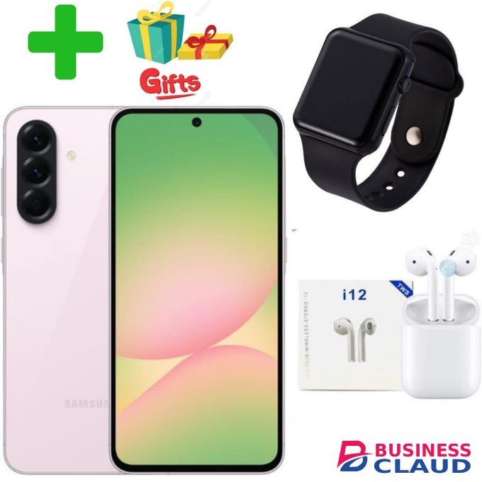 Samsung Galaxy A56 5G 6.6 " RAM 8GB + 128GB ROM (Dual SIM), 5000mAh,+GIFTS I12