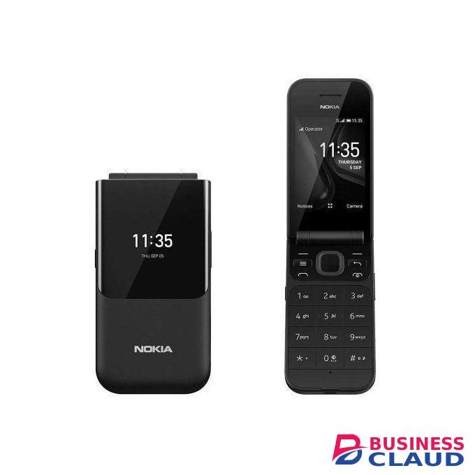 Nokia 2720 Flip Mobile, Mobile Phone, Dual Screen, Equipped with 4G Internet - Long Battery Life - Compact and Strong Dual Sim Card 4 GB Internal Memory, 512 MB RAM, Dual SIM Featured phone