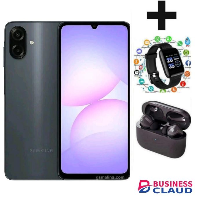 Samsung A07 DISPLAY 6.7 INCHES 4GB RAM + 128GB ROM DUAL SIM PLUS WATCH PODS