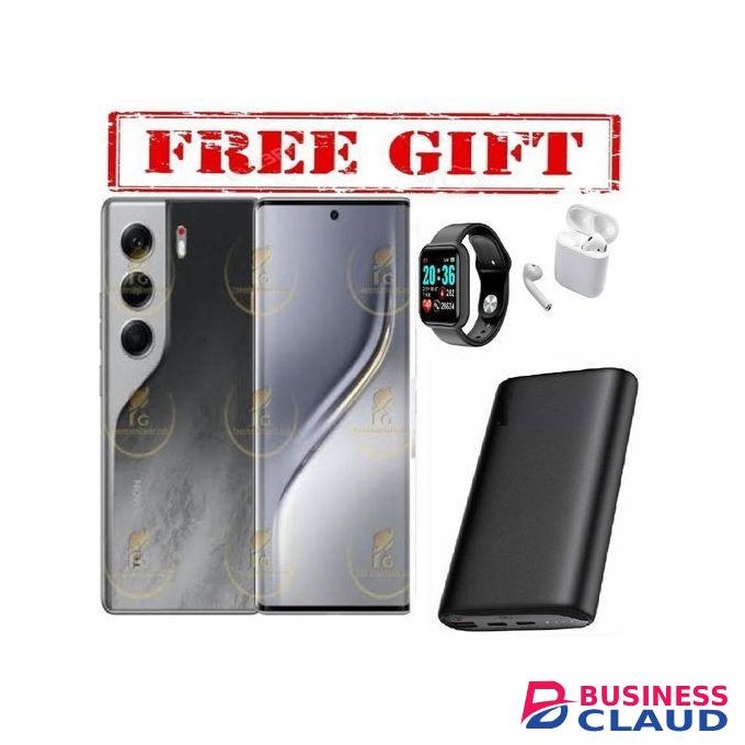 Tecno CAMON 40 PRO- 6.67"Curved Screen (8GB+256) DualSIM, 5200mAh Battery.+ FREE GIFTS