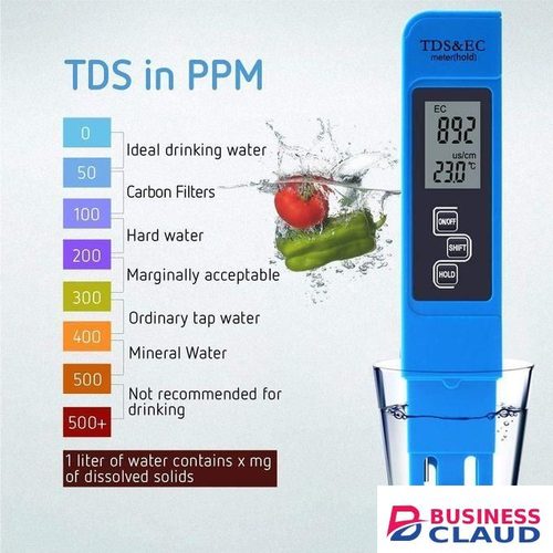 Multi Function PH and TDS Meter Combo, 0.01ph High Accuracy Pen Type pH Meter ± 2% Readout Accuracy 3-in-1 TDS EC Temperature Meter for Hydroponics, Household Drinking, and Aquarium