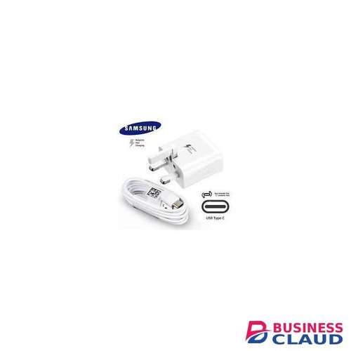 Samsung 15W Fast Wall Charger White with USB to Type C Cable for Galaxy Smartphones, Original Travel Charging Adapter, Quick Power Output, Safe Charging Technology, Compact Portable Phone Charger Set