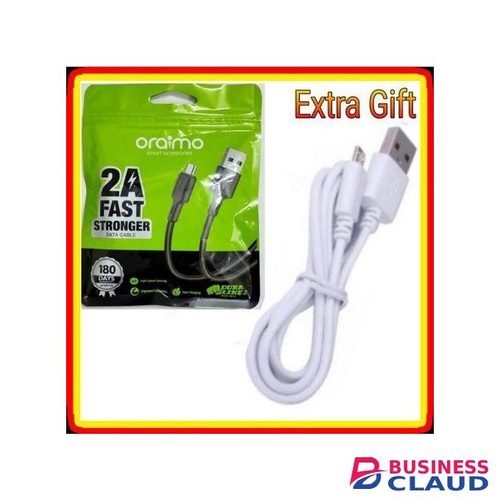 Oraimo Fast Charging USB For All Android Smartphones And Button Phones +Gift