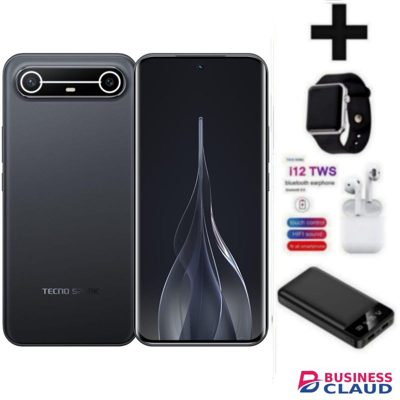 Tecno spark SLIM 256GB ROM + 8GB RAM BATTERY 5160mAh, 45W Fast Charge P.BANK LED