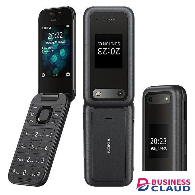 Nokia 2660 4G Flip Mobile Phone 2.8" - Black