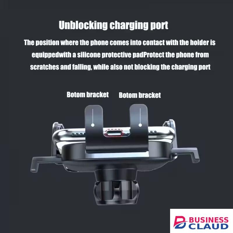 Upgraded Car Phone Holder - Adjustable Arm with Ergonomic Grip, Strong Suction Cup And Elliptical Design, Compatible with iPhone, Samsung, Android Smartphones, General Motors, Fashion Accessories