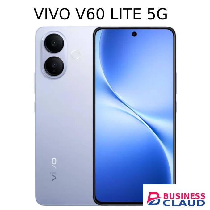 Vivo V60 LITE 5G- 256GB+ 24GB RAM(12+12)GB RAM ,,50 MP+8MP ,,6500 mAh 90W wired, 100% in 55 MINUTES---BLUE