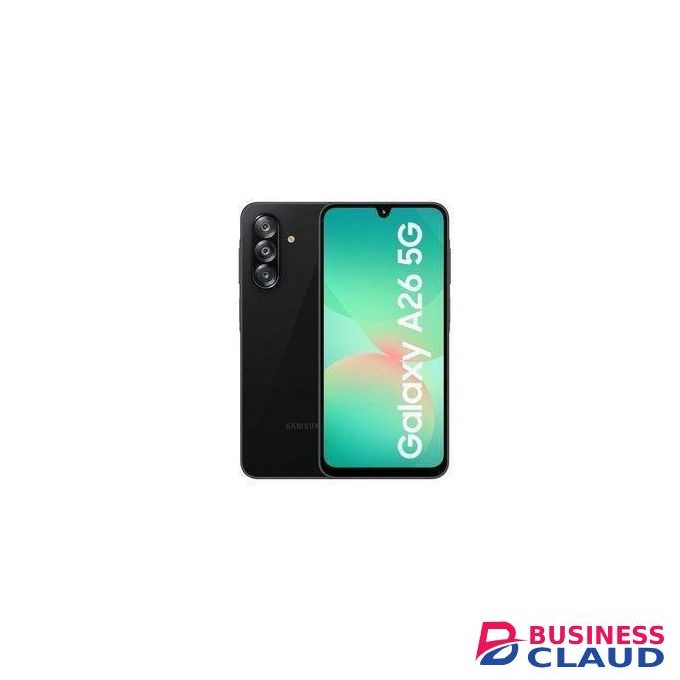 Samsung Galaxy A26 5G, 6.7'' 8GB RAM + 256GB ROM, 50MP, Dual Sim - Black + Travel Adapter , Power Bank & Led Watch