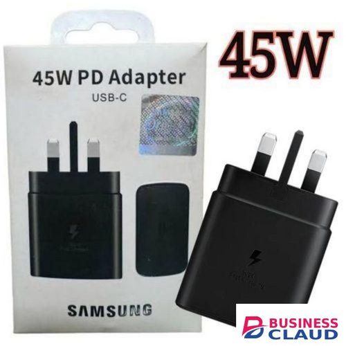 Samsung 45W PD Adapter USB-C Super Fast Charging 2.0 for Galaxy Smartphones, Tablets & Laptops