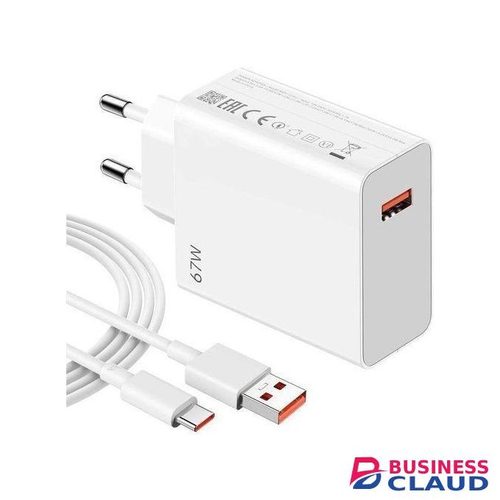 XIAOMI Mi 67W Fast Charging Power Adapter For & Redmi Smartphones – Includes USB-C Cable For Quick Use