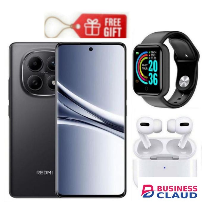XIAOMI Redmi Note 15, 6.77", 8GB RAM + 256GB, Camera 108MP, 6000mAh, Black (25 Months Warranty) + Smartwatch & Airpods