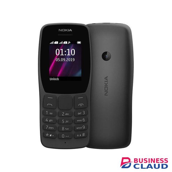 Nokia 110 1.77" inch,800mAh,0.1MP, FM-Black