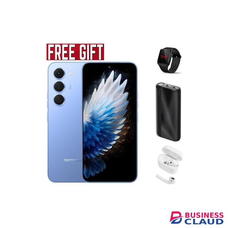 Tecno Spark 40 PRO, 6.67'' HD+, UP To 128GB ROM+ 8GB RAM (Dual Sim) 50MP, 5200 MAh COMES WITH FREE GIFTS ( AIRPODS + LED WATCH +POWERBANK ) FOR YOU