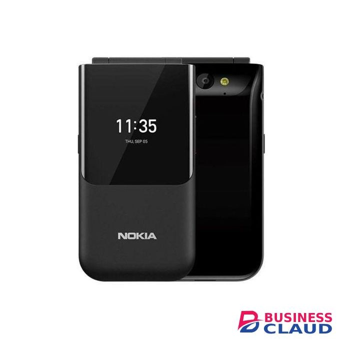 Nokia 2720 4G Flip Mobile, Mobile Phone, Dual Screen, Dual Sim Card - Black