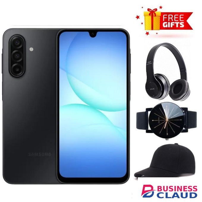 Samsung Galaxy A17 4G 6.7'' 128 GB ROM + 4 GB RAM 5000 mAh 50 MP+ 13 MP camera Android 15 Octa-core Super AMOLED Fingerprint (side-mounted) smartphones + FREE GIFTS