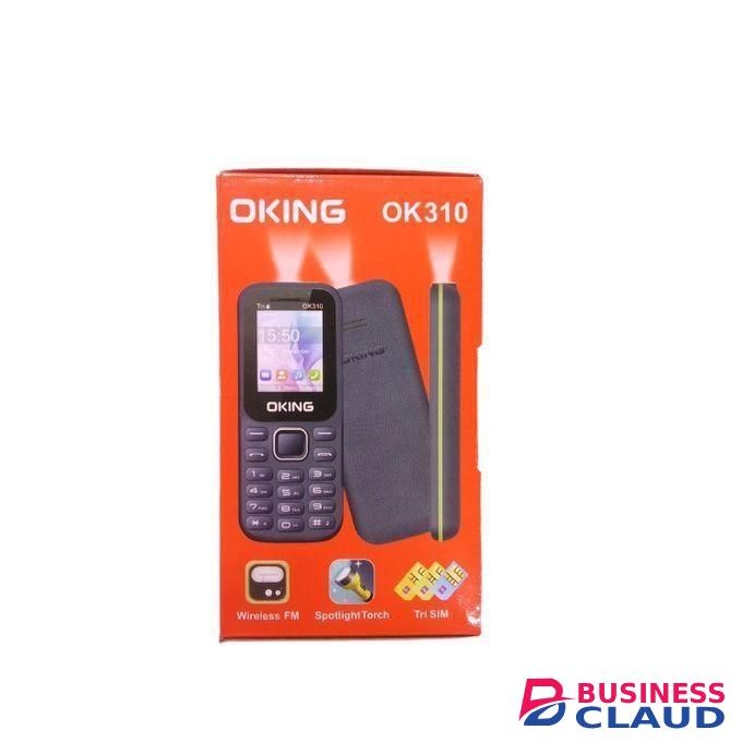 Oking OK310 1.77" Wireless FM, Bright Touch, 1000mAh, Tri SIM, 2G - Black