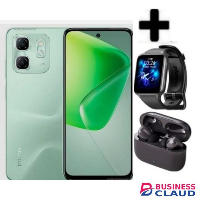Infinix HOT 50i Display: 6.7 HD 6GB RAM (Expandable up to 12GB) 128GB Storage+FREE GIFTS-Green