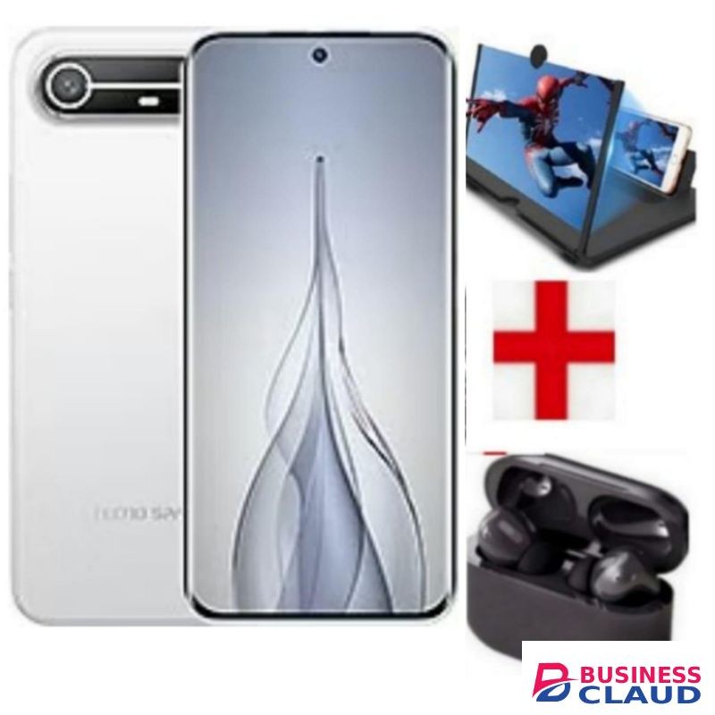 Tecno SPARK SLIM,CURVED SCREEN,256GB Storage+ upto 16GB RAM (Dual Sim) 50MP Camera, 5160 MAh Battery+EARPODS+MAGNIFIER