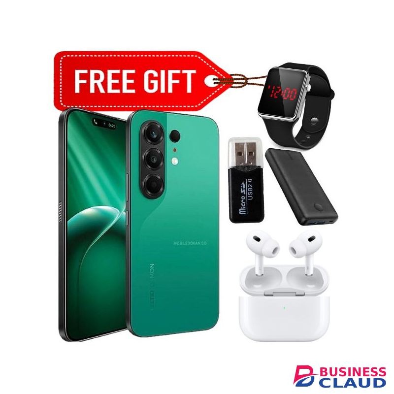Tecno CAMON 50 Pro - 6.67" 256GB ROM + 8GB RAM, 50MP CAMERA (Dual SIM) 5200mAh Battery - Green + Free Gifts