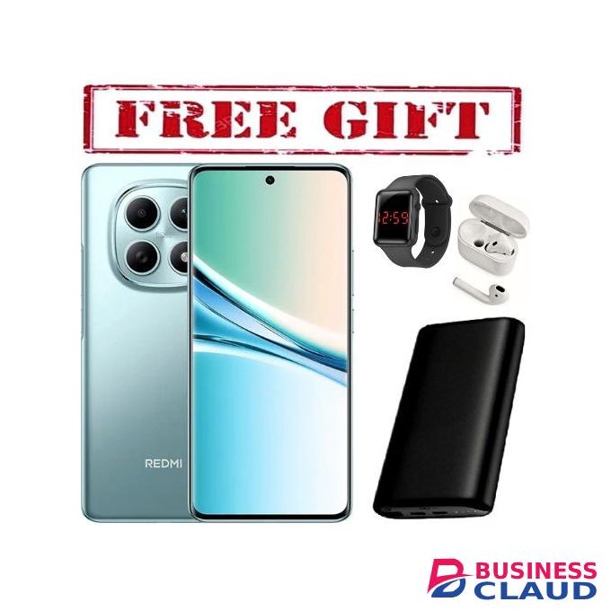 XIAOMI Redmi Note 15, 6.77", 128GB + 6GB RAM (Dual SIM), 5800mAh, IP 68,(2YRs WRTY) -COMES WITH FREE POWER BANK, LED WATCH AND AIRPODS FOR YOU BLUE