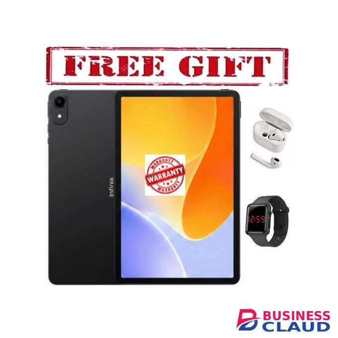 Infinix Xpad 30E X1102B 4GB RAM+128GB ROM, 11-inch Full HD'4G LTE Android 15--7,000mAh battery(12 MONTHS WARRANTY) COMES WITH FREE LED WATCH , AND AIRPODS FOR YOU black
