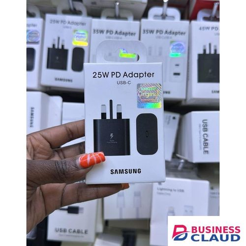 Samsung Original 25W PD USB-C Super Fast Charger Adapter – Compact Wall Charger with Intelligent Power Delivery for Smartphones, Tablets & Accessories – Durable, Safe & Efficient Charging for Everyday Use