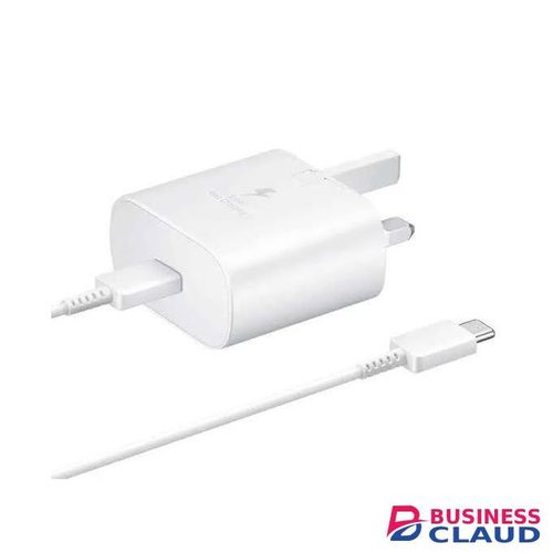 Samsung Samsung-25W Type-C to C Super-fast Charger, Rapid Charging USB-C Cable for Smartphones, Tablets, and Devices, Durable, Safe, and Efficient Power Delivery