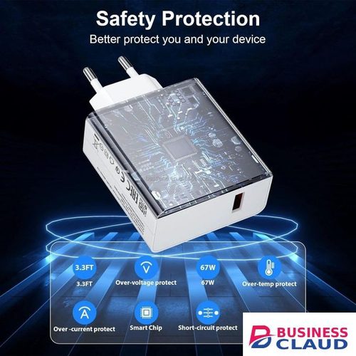 Mi 67W High-Speed Xiaomi Type-C Quick Charger Original Fast Charge Solution for Smartphones