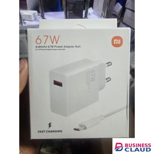 Mi 67W Fast Charger for Xiaomi & Redmi Smartphones – Turbo Charging for Quick Battery Refill