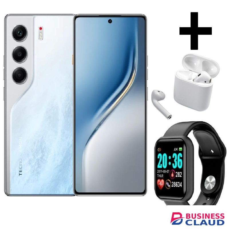 Tecno CAMON 40 8GB RAM +256GB // 6.78 SCREEN DISPLAY//5200 MAH BATTERY// DUAL SIM ON SREEN FINGERPRINT COMES WITH FREE GIFTS ( AIRPODS + SMART WATCH) FOR YOU