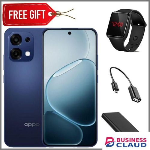 Oppo A6 Pro - 6.57'' Inch, 8GB+128GB, 7000mAh (Dual Sim) 80W Fast Charging with FREE LED Watch+OTG+Powerbank
