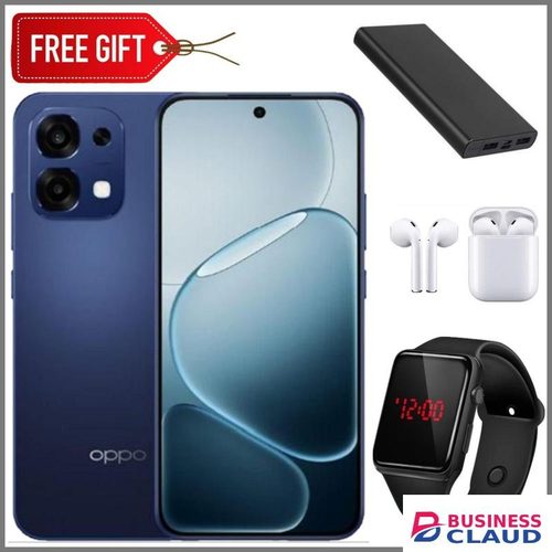 Oppo A6 Pro - 6.57'' Inch, 8GB+128GB, 7000mAh (Dual Sim) 80W Fast Charging with FREE LED Watch+Powerbank+Earbuds