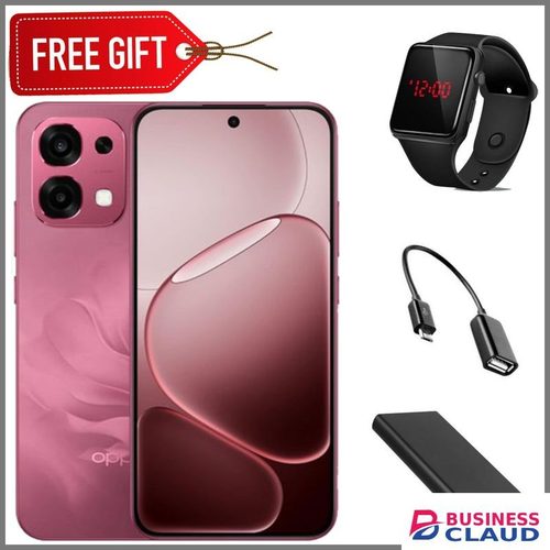 Oppo A6 Pro - 6.57'' Inch, 8GB+256GB, 7000mAh (Dual Sim) 80W Fast Charging with FREE LED Watch+OTG+Powerbank